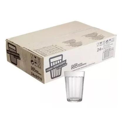 Imagem de Copo Nadir Americano 190ml  Ideal para Bar, Cozinha, Restaurante, Café  Caixa com 24 unidades