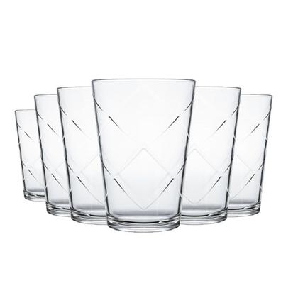 Imagem de Copo Nadir Figueiredo Maracatu de Vidro P/água/suco 265ml Jogo com 6 copos