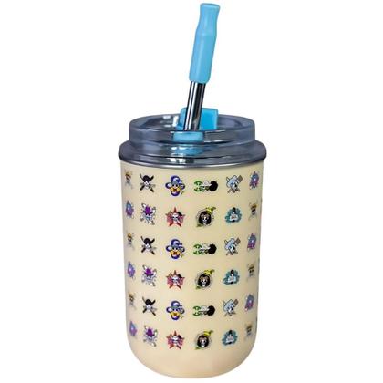 Imagem de Copo Neo com Canudo One Piece Mugiwara Crew 300ml - Zona Criativa
