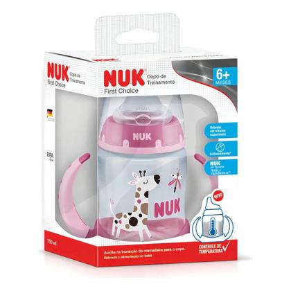Imagem de Copo Nuk 150ml Com Alça de Treinamento Bico Silicone Anticólica Desmontável
