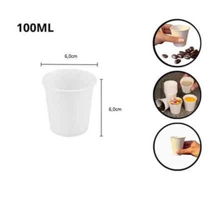 Imagem de Copo Papel 100ml Kraft Café Bio Térmico - 50 unid