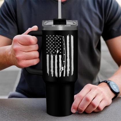 Imagem de Copo para beber SANDJEST Copo de 1,2 L com alça isolada