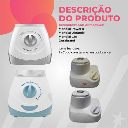 Imagem de Copo para liquidificador mondial power ref.950 translucido