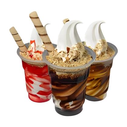 Imagem de Copo para sundae 175 ml rioplastic c/ 50 un