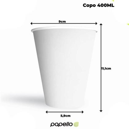 Imagem de Copo personalizado p/ drink 400 ml- 100 und
