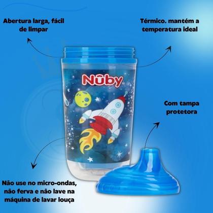 Imagem de Copo Pisca-Pisca Térmico Bico Rigido 300Ml Nuby