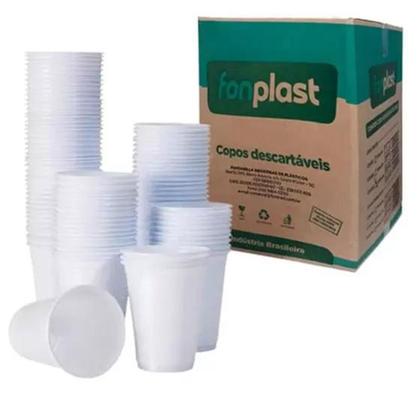 Imagem de copo plast fonplast 200ml c/1000und