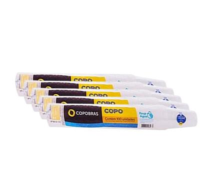 Imagem de Copo plástico 180mL PP Branco 2.500 unidades Copobras