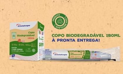 Imagem de Copo Plastico Biodegradavel Descartavel Agua 180 Ml - C/100