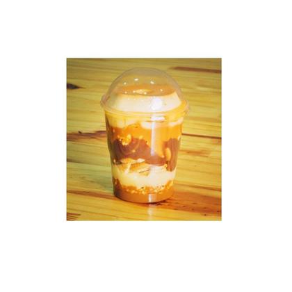 Imagem de Copo Plástico Crystal Bello 250ml Tampa Bolha Plastilânia Pacote 20 unidades