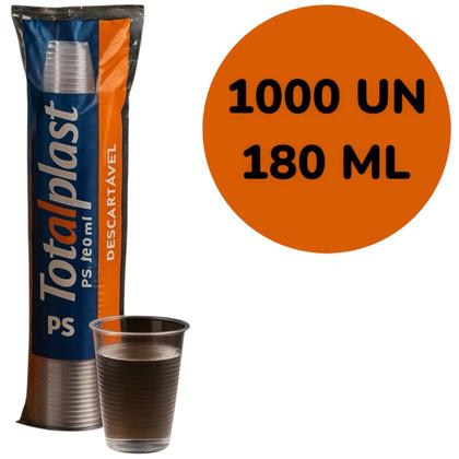 Imagem de Copo plastico descartavel 180ml com 1000 un suco aguá refri