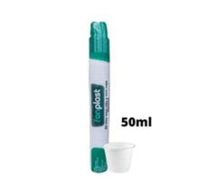 Imagem de copo plástico descartável fonplast café 50ml c/5000und