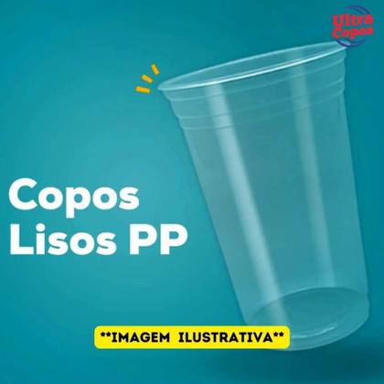 Imagem de Copo Plástico Descartável Transparente Liso Suco Chopp Ultra Copos - 330ml - pct 50 Unidades- UltraC