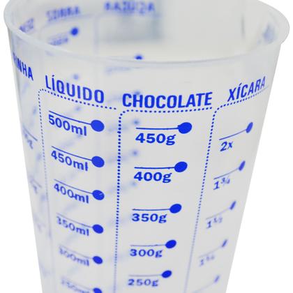 Imagem de Copo Plástico Medidor 500 ml (Sem Opção de Cor)