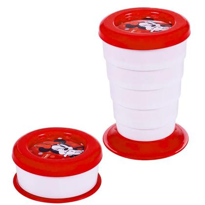 Imagem de Copo Portátil Retrátil Minnie Vermelho 330ml Super Portátil