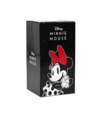 Imagem de Copo Preto Com Canudo E Orelhas Disney Minnie Lindo 450ml