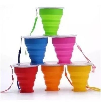Imagem de Copo Retrátil De Silicone Dobrável Ecológico Bpa Free 200