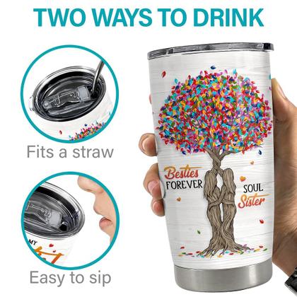 Imagem de Copo SANDJEST 600ml de aço inoxidável isolado 20 onças