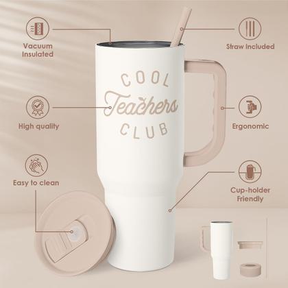 Imagem de Copo SANDJEST isolado em aço inoxidável de 1,2 L com alça