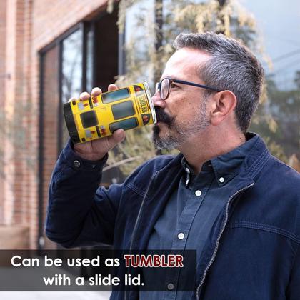 Imagem de Copo SANDJEST School Bus Driver 350ml em aço inoxidável