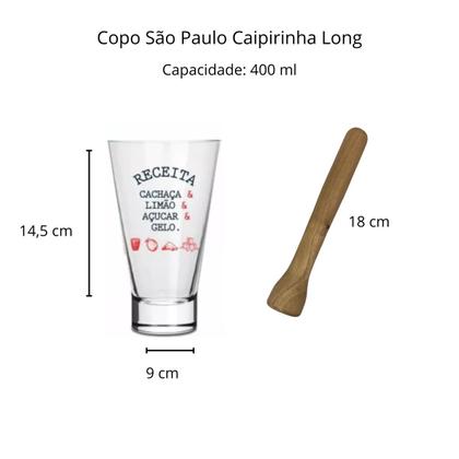 Imagem de Copo São Paulo Caipirinha Long