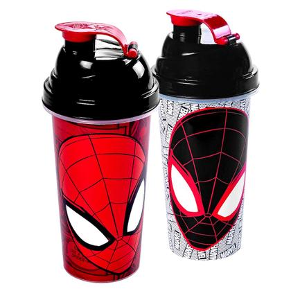 Imagem de Copo Shakeira Aranha Plasútil 580ml Adulto e Infantil Academia Esportes Escola
