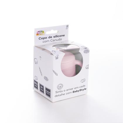 Imagem de Copo silicone com canudo baby style