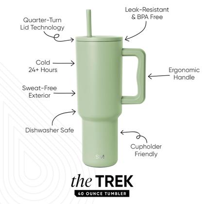 Imagem de Copo Simple Modern Trek 1,2L com Alça e Tampa de Palha Inox