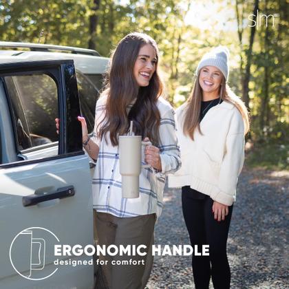 Imagem de Copo Simple Modern Trek Checkmate 1,2L com Alça e Canudo