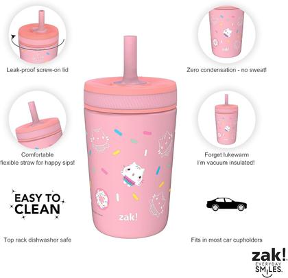 Imagem de Copo Sippy Zak Designs DreamWorks Gabby's Dollhouse Kelso 360 ml
