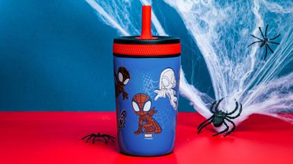 Imagem de Copo Sippy Zak Designs Marvel Spider-Man Kelso 350 ml em aço inoxidável