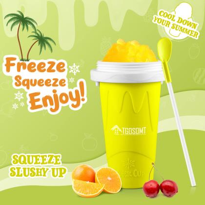 Imagem de Copo Slushy Tgosomt TIK TOK Frozen Magic Yellow 210 ml