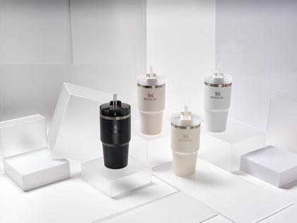 Imagem de Copo Stanley Quencher H2.0 com palha de 590 ml de quartzo rosa