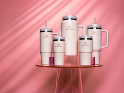 Imagem de Copo Stanley Quencher H2.0 com palha de 590 ml de quartzo rosa