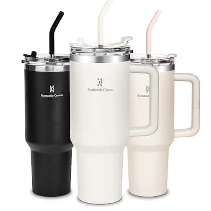 Imagem de Copo Stanley Térmico, Romantic Crown Inox 1,2L com Tampa e Canudo, Conservação térmica Prolongada