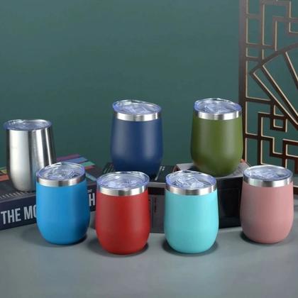 Imagem de Copo Térmico 360ml Para Bebidas Quentes E Frias Tipo Cuia