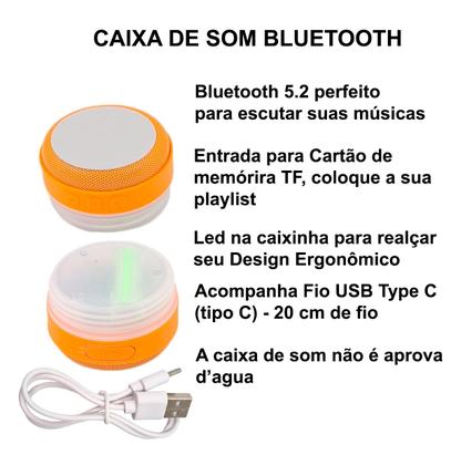 Copo Térmico 420ml Com Caixa De Som com LED Bluetooth Aço Inox Tampa Bebidas Gelada Quente Abridor de Garrafa Cerveja Café - WCS Imagem de Copo Térmico 420ml Com Caixa De Som com LED Bluetooth Aço Inox Tampa Bebidas Gelada Quente Abridor de Garrafa Cerveja Café