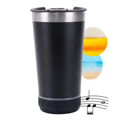 Copo Térmico 420ml Com Caixa De Som com LED Bluetooth Aço Inox Tampa Bebidas Gelada Quente Abridor de Garrafa Cerveja Café - WCS Imagem de Copo Térmico 420ml Com Caixa De Som com LED Bluetooth Aço Inox Tampa Bebidas Gelada Quente Abridor de Garrafa Cerveja Café