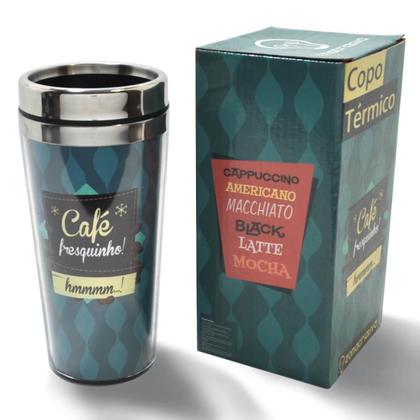 Imagem de Copo Térmico 450ml Home Collection - café cappuccino latte