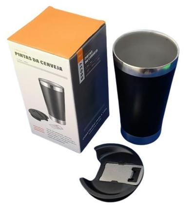 Imagem de Copo Térmico 502 Ml Com Tampa E Abridor - Quente Ou Frio