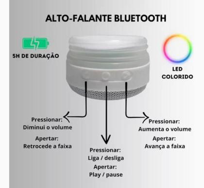 Copo Térmico Caixa De Som Bluetooth Led Tampa Abridor 473Ml - Grasep Imagem de Copo Térmico Caixa De Som Bluetooth Led Tampa Abridor 473Ml