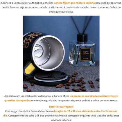 Imagem de Copo Termico Caneca Automatica Mixer Misturador 400 Ml Aço Inox  Café Sucos Chá Shake - Cd Atacarejo