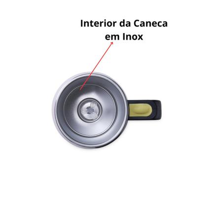 Imagem de Copo Termico Caneca Automatica Mixer Misturador 400 Ml Aço Inox  Café Sucos Chá Shake - Cd Atacarejo