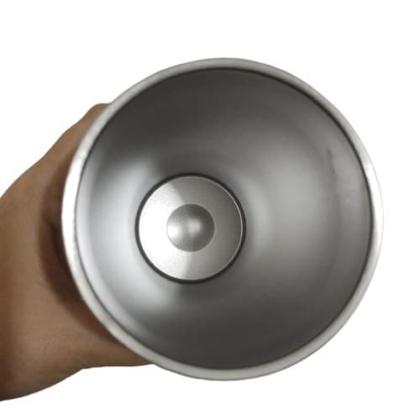 Imagem de Copo Térmico Cerveja Acabamento Premium Com Tampa Aço Inox Branco