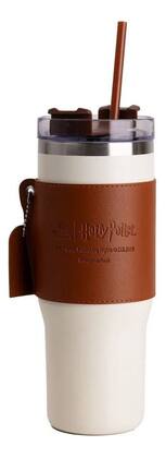 Imagem de Copo Térmico Com Canudo Harry Potter Hogwarts 920ml