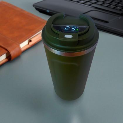 Imagem de Copo Térmico Com Medidor De Temperatura De 500ml Cores