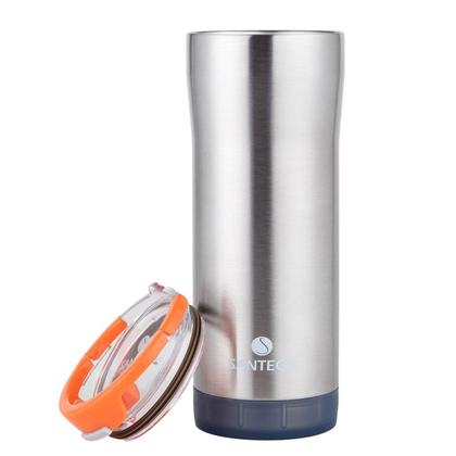 Imagem de Copo Térmico com Tampa 590 ml Origami Prata SANTECO