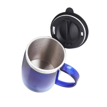 Imagem de Copo Térmico com Tampa a Vacum e Alça Caneca Inox 400ml