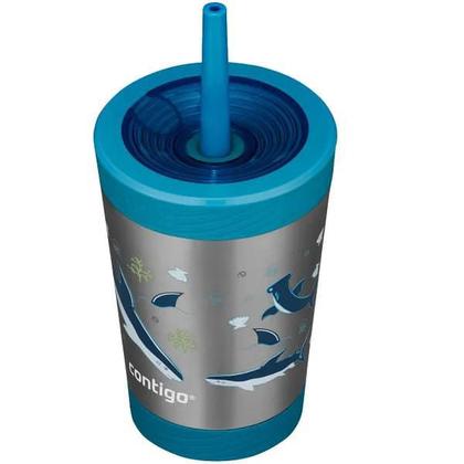 Imagem de Copo Térmico Contigo Kids Tubarão 354ml
