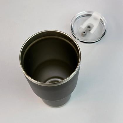 Imagem de Copo térmico de aço inoxidável com tampa 900ml